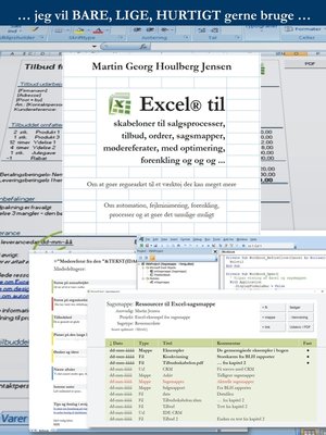 cover image of Excel til skabeloner ...